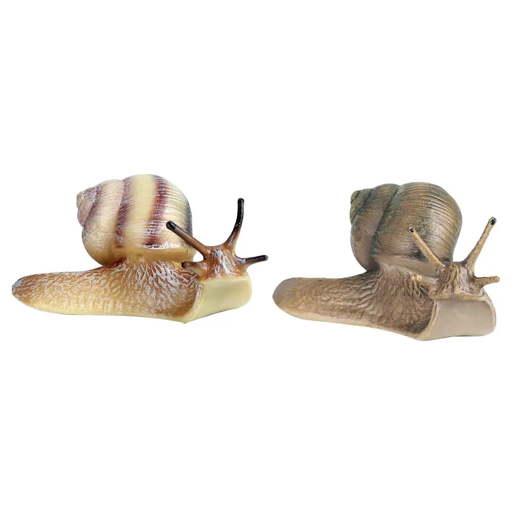 

2pcs Resin Snail Figurines Garden Decorations Micro Landscape Ornaments Dollhouse Accessories Plant Decoration Gifts