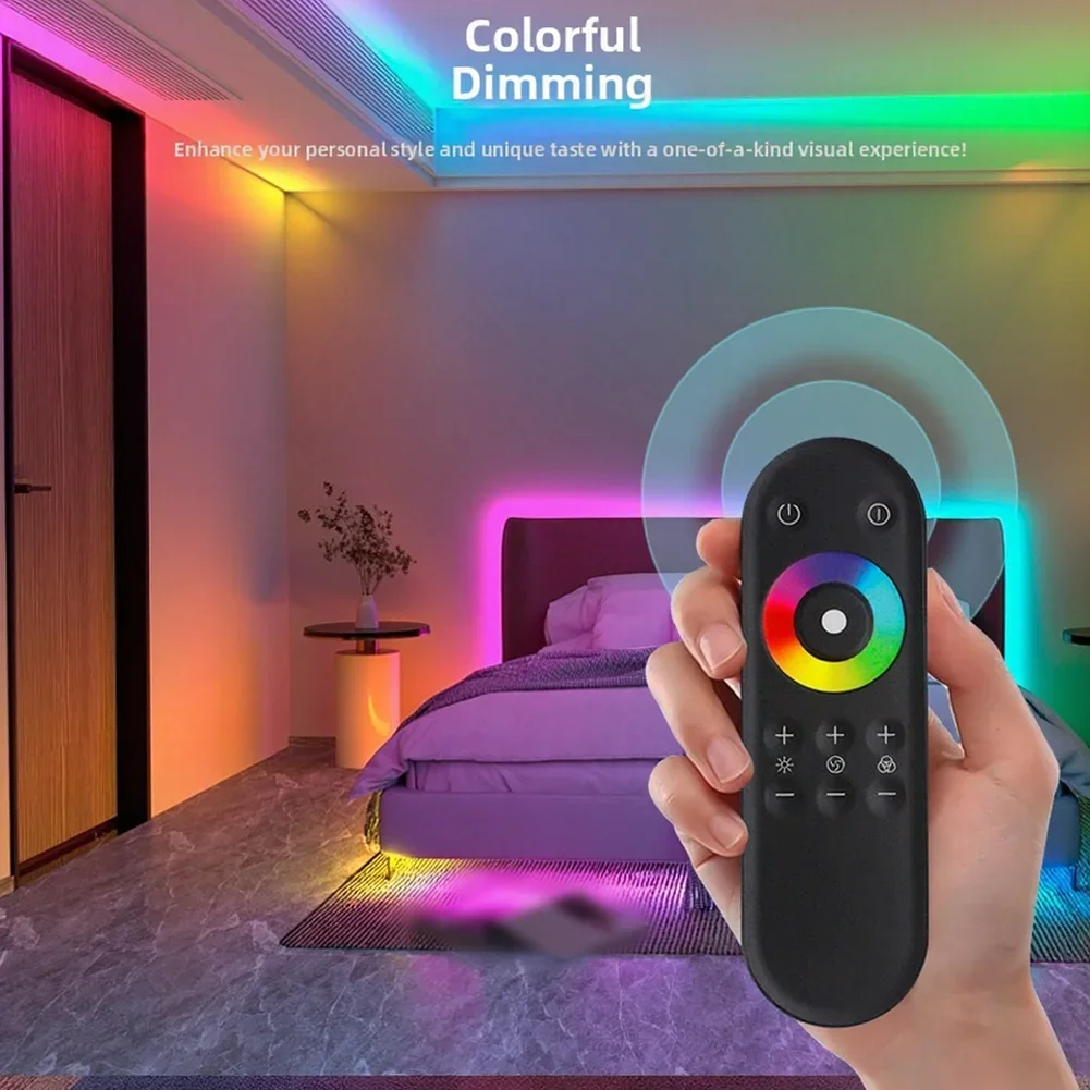 Smart RF 2.4GHz Touch Panel Dimming Controller CCT Adjustment Wireless Receiver For LED Strip Lighting Systems For Strip Lights