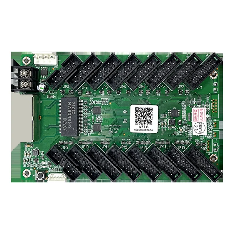 -MEOF A716 Scheda ricevente 75E Display a LED a colori Scheda ricevente Controller da parete video Hub75ex16 integrato per display a LED