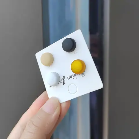 8 par/set magnetiska hijab-halsdukar broschnålar för muslimska kvinnor dekorerade accessoarer damer sidenhalsduk sjal dubbel användning krage klämmor 6 best sales stiftmagnet - №5