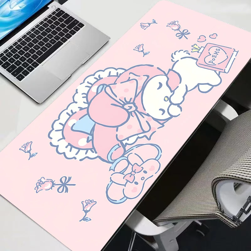 My Melody Mouse pad gaming accessories computer durable keyboard gamer Designed specifically for e-sports games mousepad