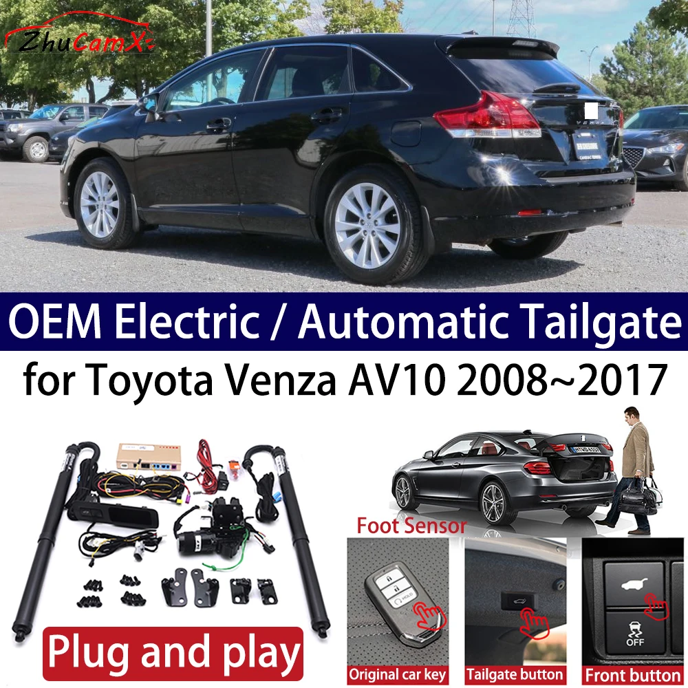 

ZhuCamX for Toyota Venza AV10 2008~2017 Car OEM Power Electric Automatic One-Click Smart Liftgate Tail Gate Support Opener