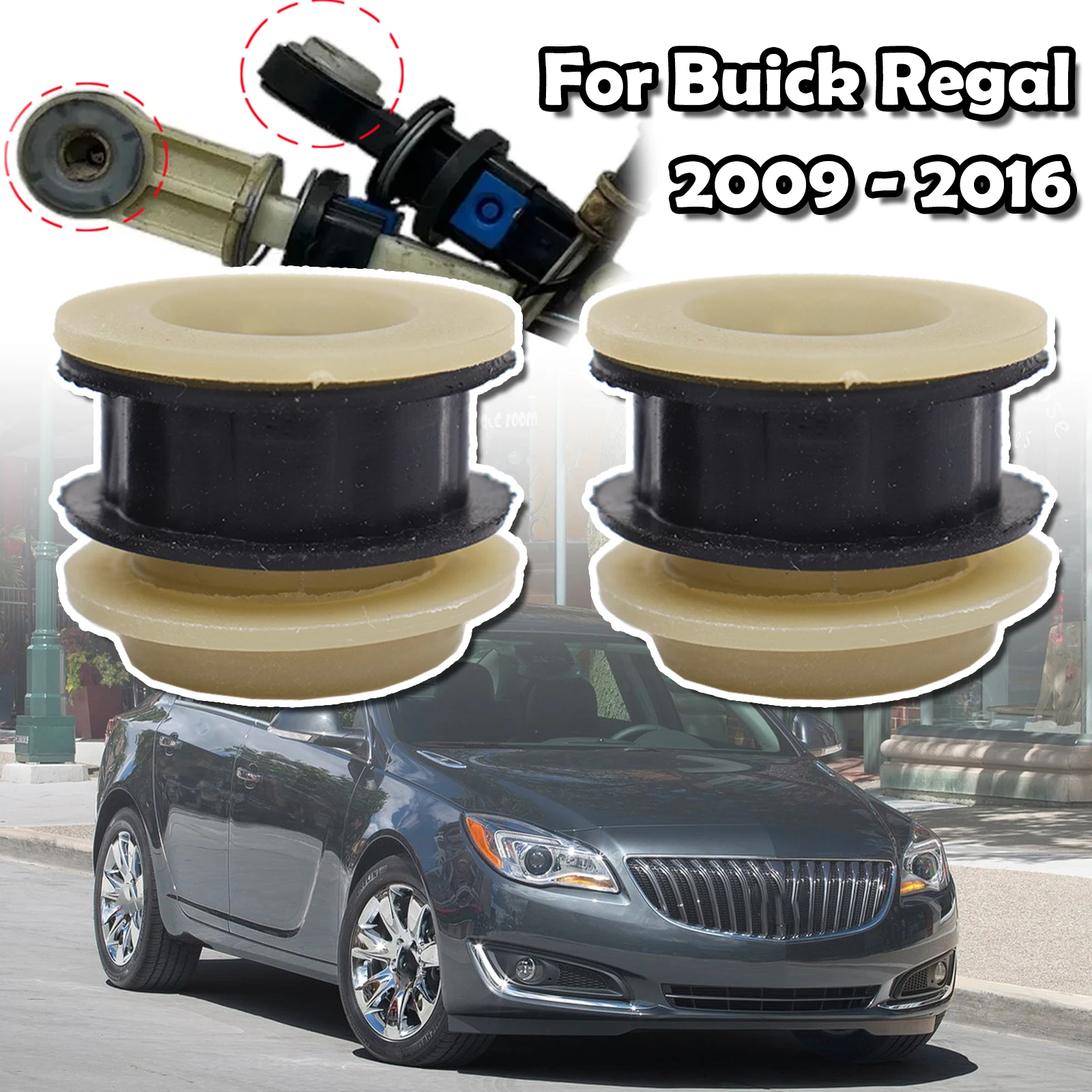 

2pcs For Buick Regal Car Manual Gearbox Shift Cable Collet Linkage Control Bushing Gear Cable Collet Bushing 2009 - 2016 2444HG