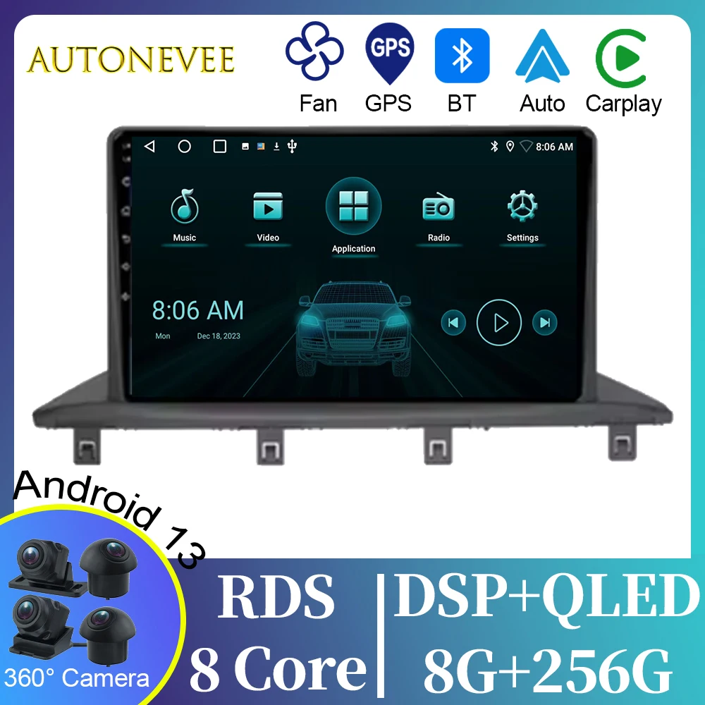 Car Radio Carplay For DongFeng Jingyi JOYEAR X6 X5 SX6 S50 S50EV T5 T5L Navigation GPS Android Auto Screen Video Stereo 5G Wifi