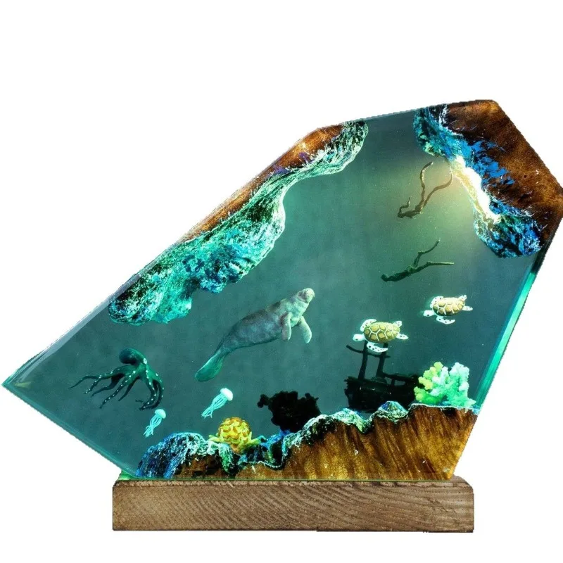 

Resin night light