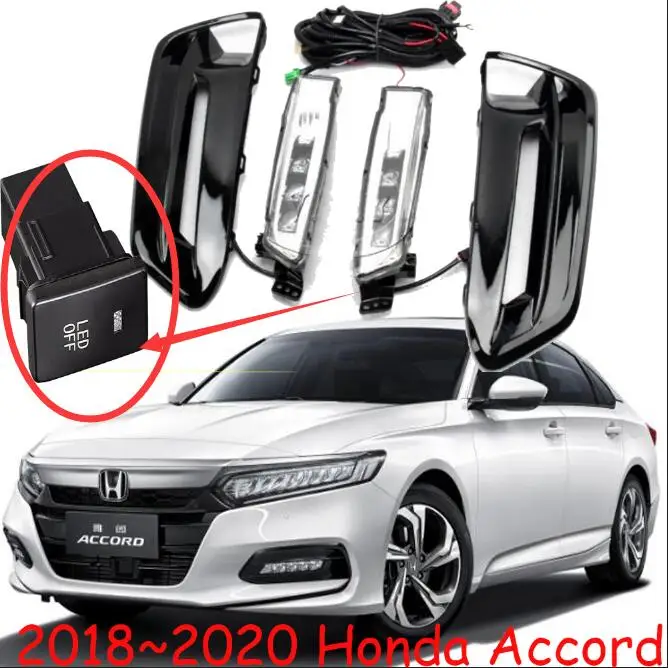 

1set car headlight for Honda Accord daytime Light spirior car accessories 2018 2019 2020y LED DRL headlamp for Accord fog light