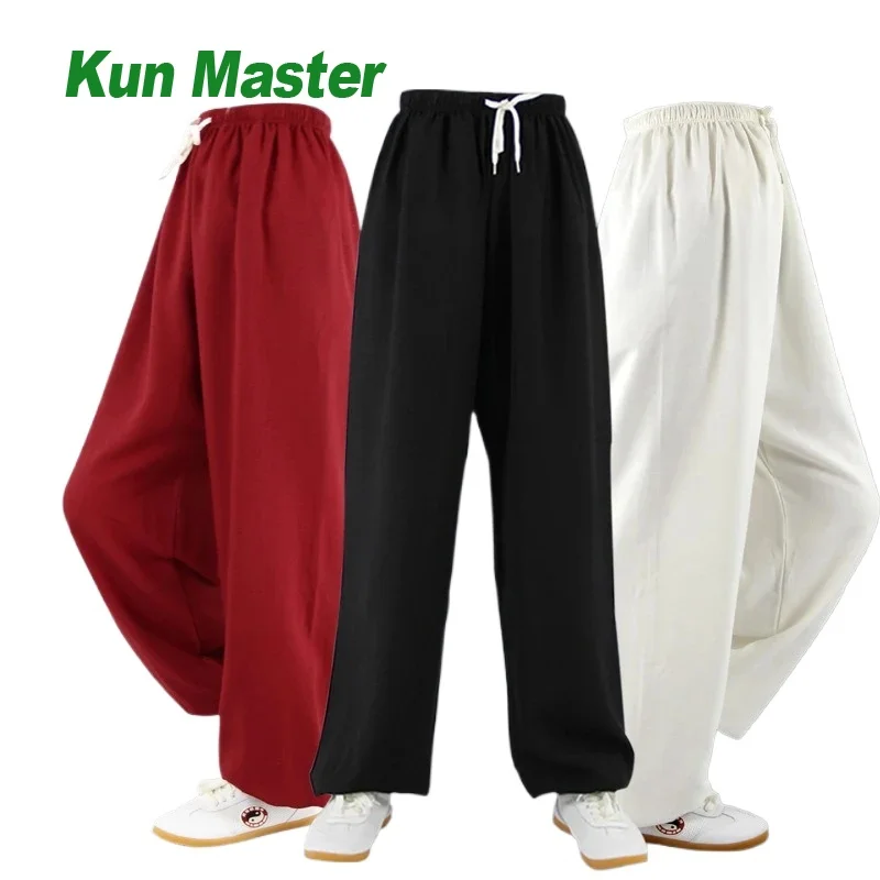 

Брюки для тай-чи Кунг-фу Брюки для боевых искусств Брюки для йоги из льна и полиэстера Брюки для йоги Брюки для йоги Тайцзи с эластичной резинкой на талии Брюки для спорт