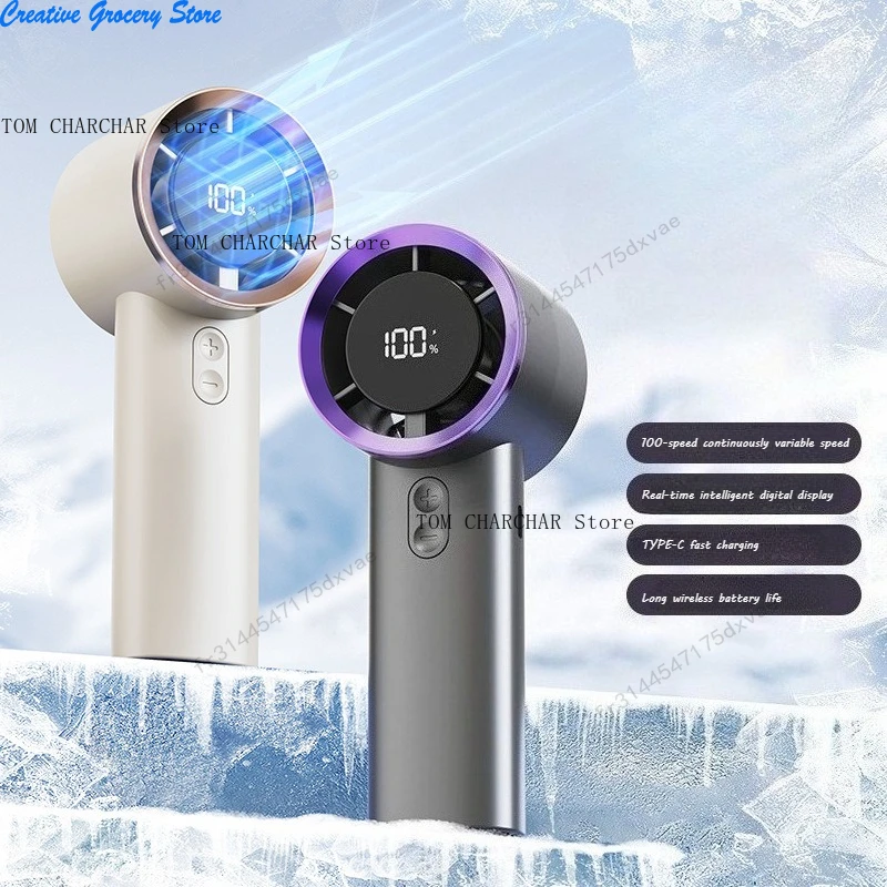 

Mini Handheld USB Fast Charging Silent High-Speed Air Cooling Portable Fan Personal for Travel Outdoor Activities