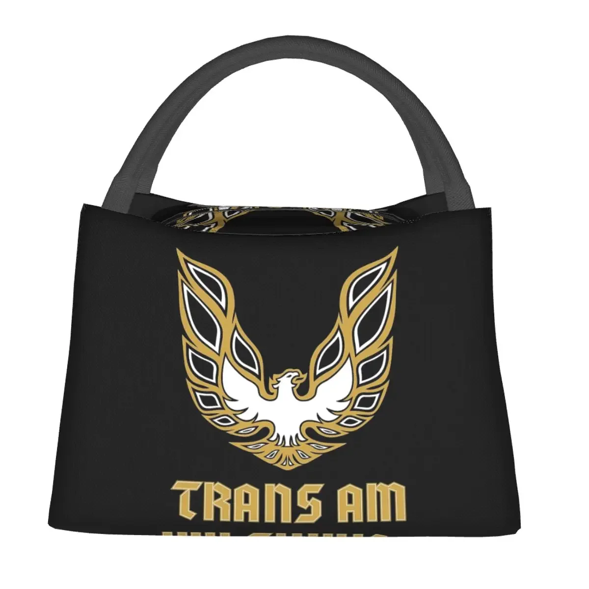 Pontiac Trans Am Firebird Bandit Golden Lunch Bag Insulated Bento Box Lunch Tote Picnic Bags Cooler Thermal Bag for Woman School