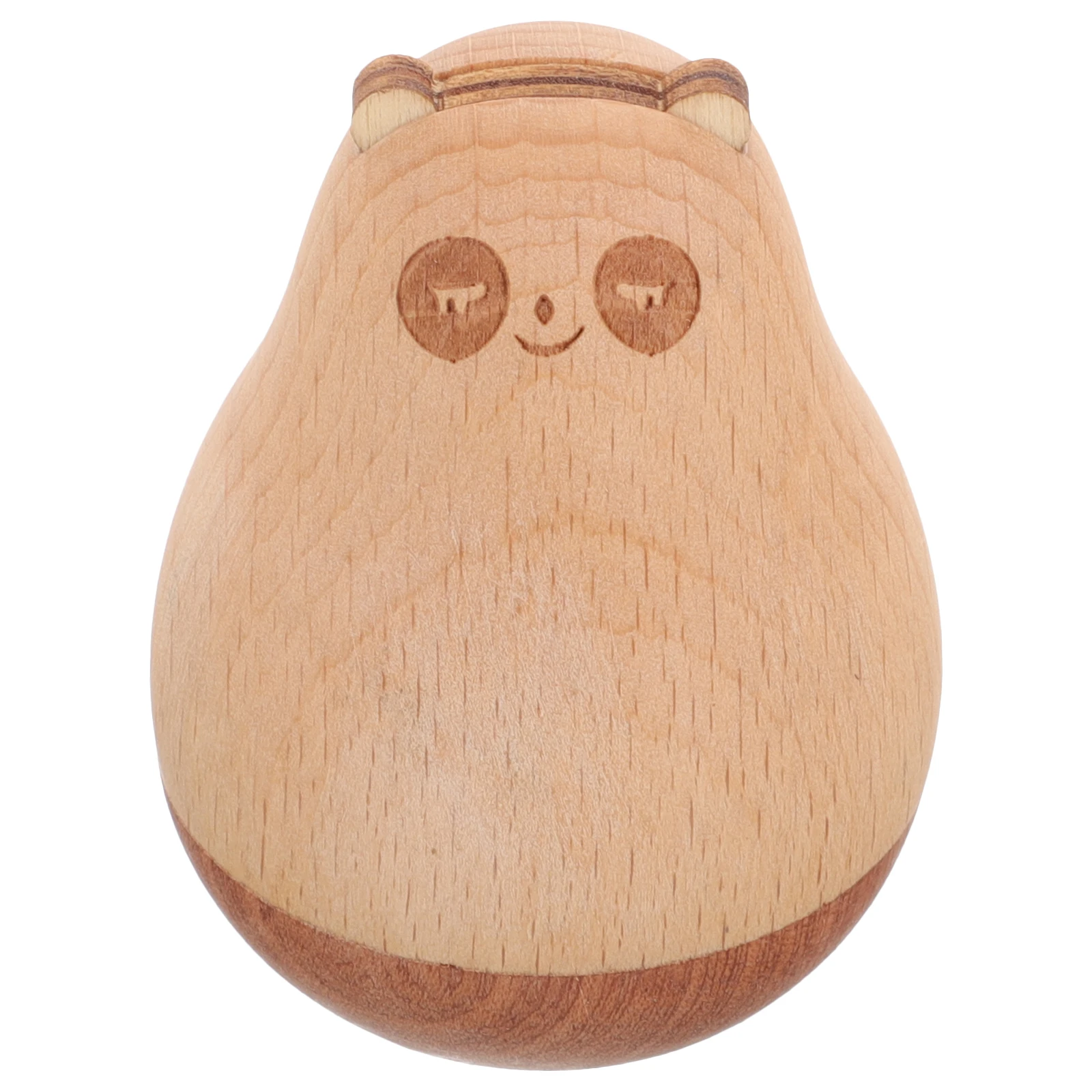 

Cute Wood Animal Statue Sculpture Decor Tumbler Table Ornament Home nishing Gift For Christmas Wedding Festival Bedroom