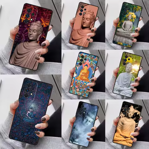 Shakyamuni Buddha Phone Case For Samsung Galaxy S23 S21 S20 FE S24 S22 Ultra Note20 S10 S9 S8 Plus A40 A52 A12 A13 A53