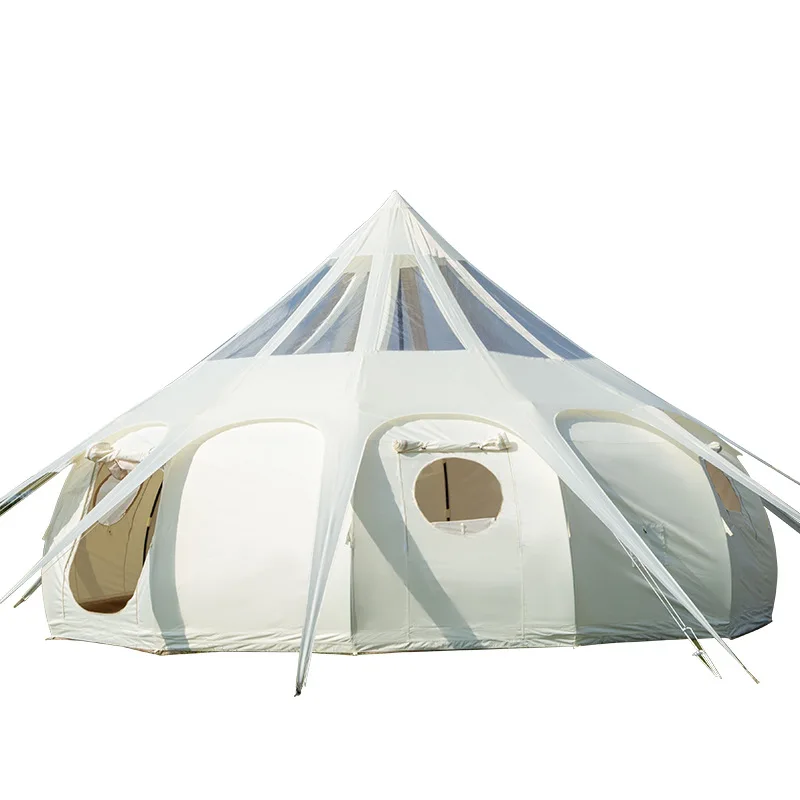 

900D Oxford Cloth 285G Cotton Galvanised Steel Pipe Tents Camping Outdoor Heavy 10X10 Canopy Tents for Events