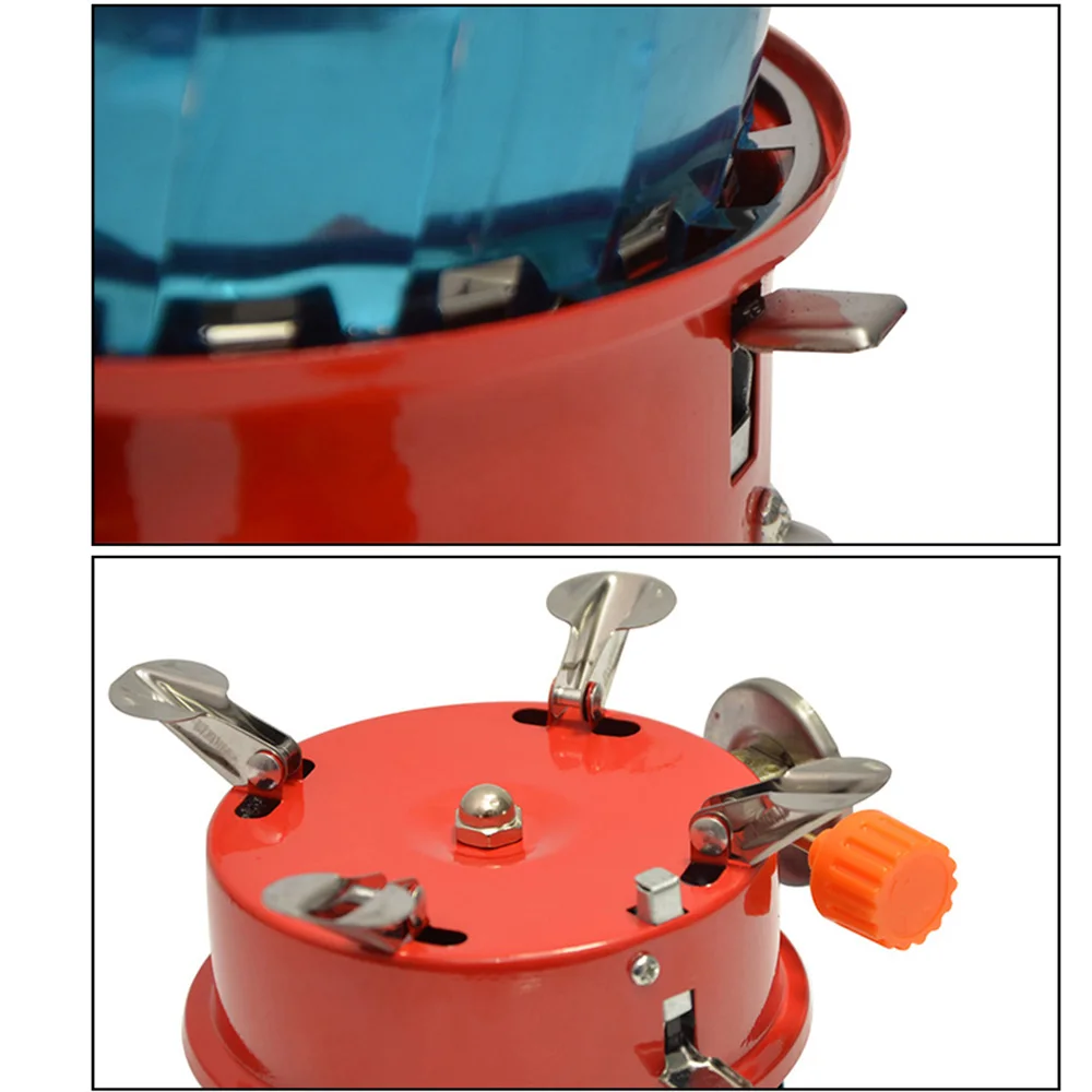 Portable Windproof Stove Folding Ultralight Picnic Cooker Camping Wind Proof Gas Stove Outdoor Fire Stove for Travel Camping