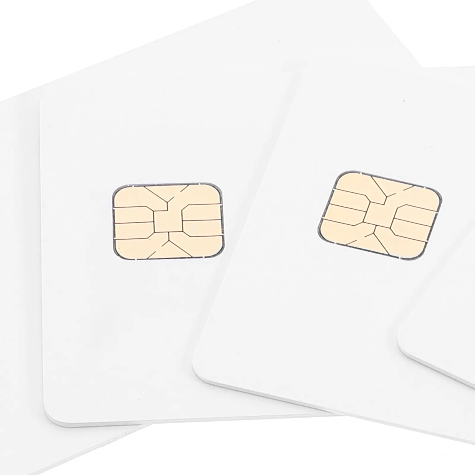 12Pcs Blank White Ic Cards with 16K Memory Chip High Capacity Smart PVC Cards for Access Room Parking System