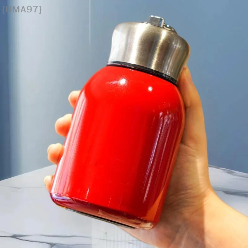 Frascos de vacío de café de 300ML, taza aislada de acero inoxidable, botella de agua de viaje portátil con tapas, tazas que mantienen las bebidas calientes o frías