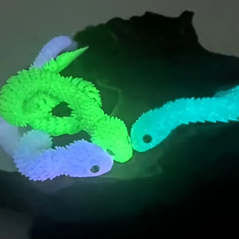 2 Random Color Snake-Shaped Small Ornaments, Year of the Snake Toys, Snake Egg Set, Jointed Animal Model, Realistic Small Snake Toy, Creative Ornament