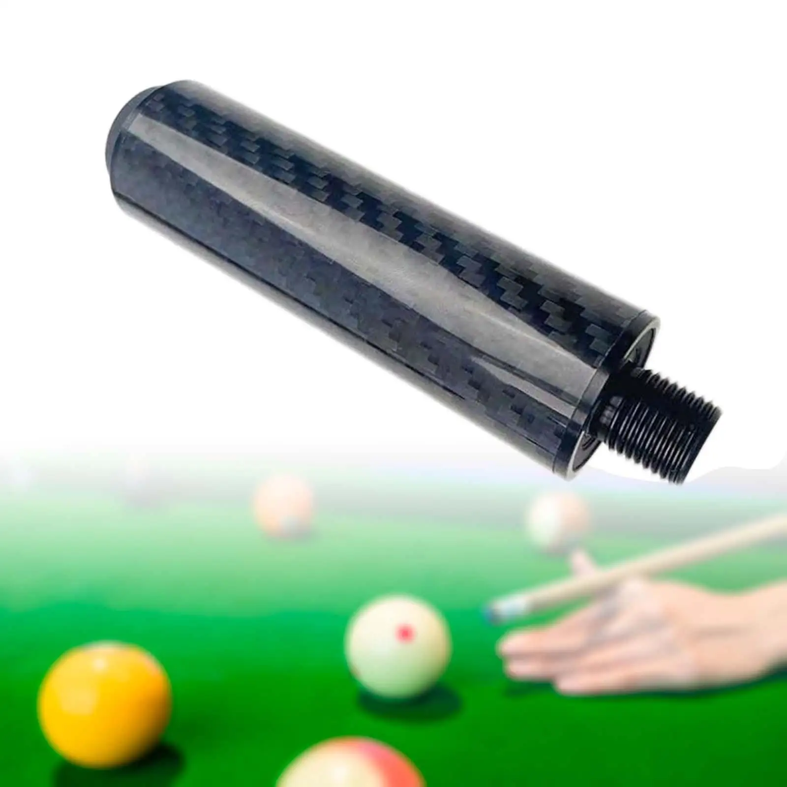 

Pool Cue Extender 8inch Pool Stick Extension Compact Billiard Connect Shaft Professional Ultralight Billiards Pool Cue Extension