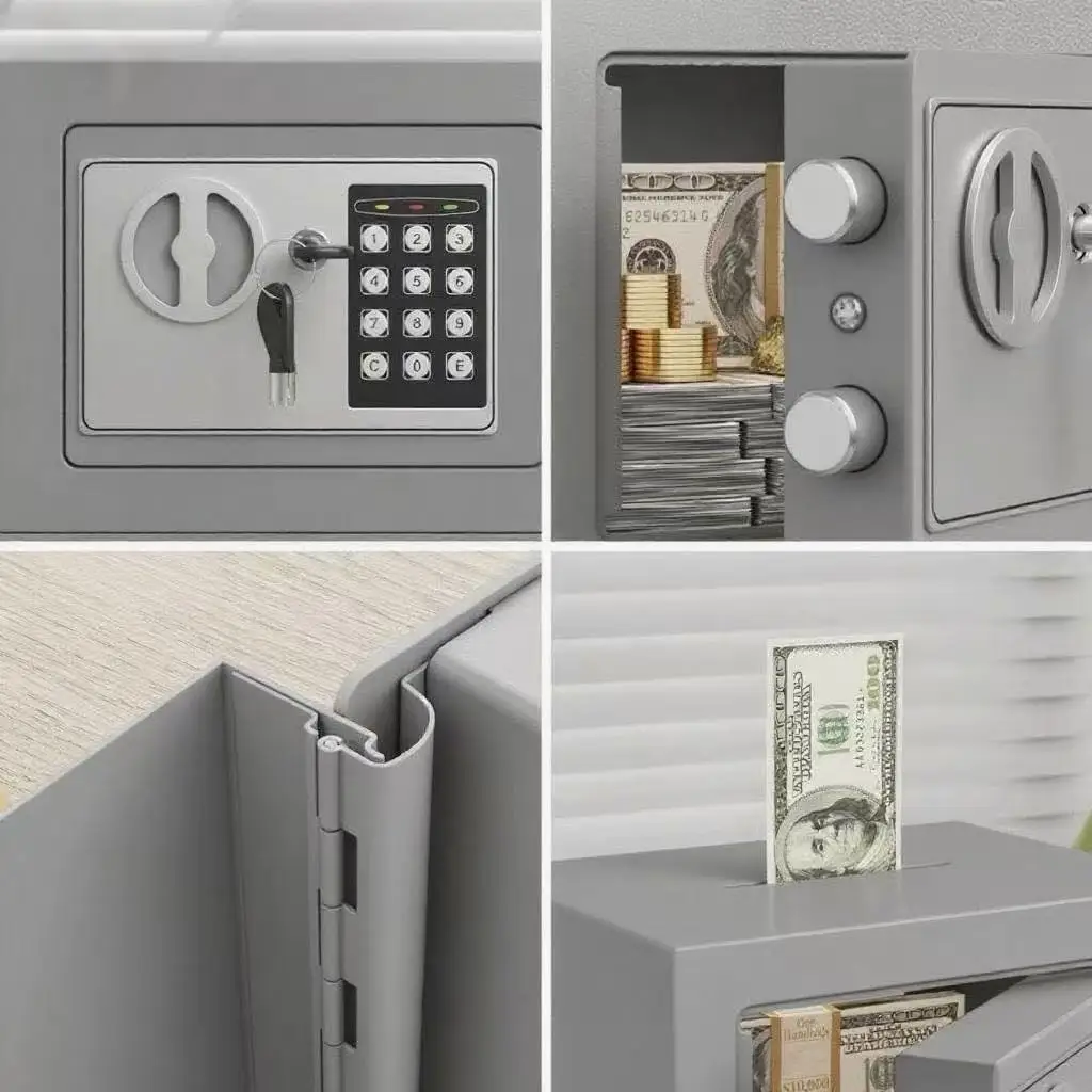 Scatola porta password, barattolo di denaro privato, slot per monete, nuovo regalo di compleanno creativo