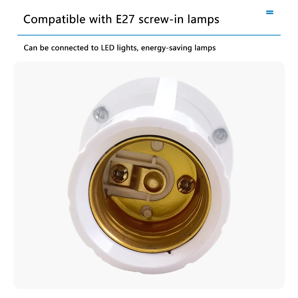 E27 Socket Converter with PIR Motion Sensor AC100-240VLamp holder 60W Ampoule LED E27 Lamp Base Intelligent Switch Light Bulb