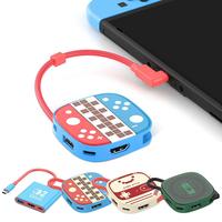 3 IN 1 Portable Nintendo Switch Docking Station TYPE-C To 4K HDTV Hub with HDMI and USB 3.0 for Steam Deck Phone IPad Laptop