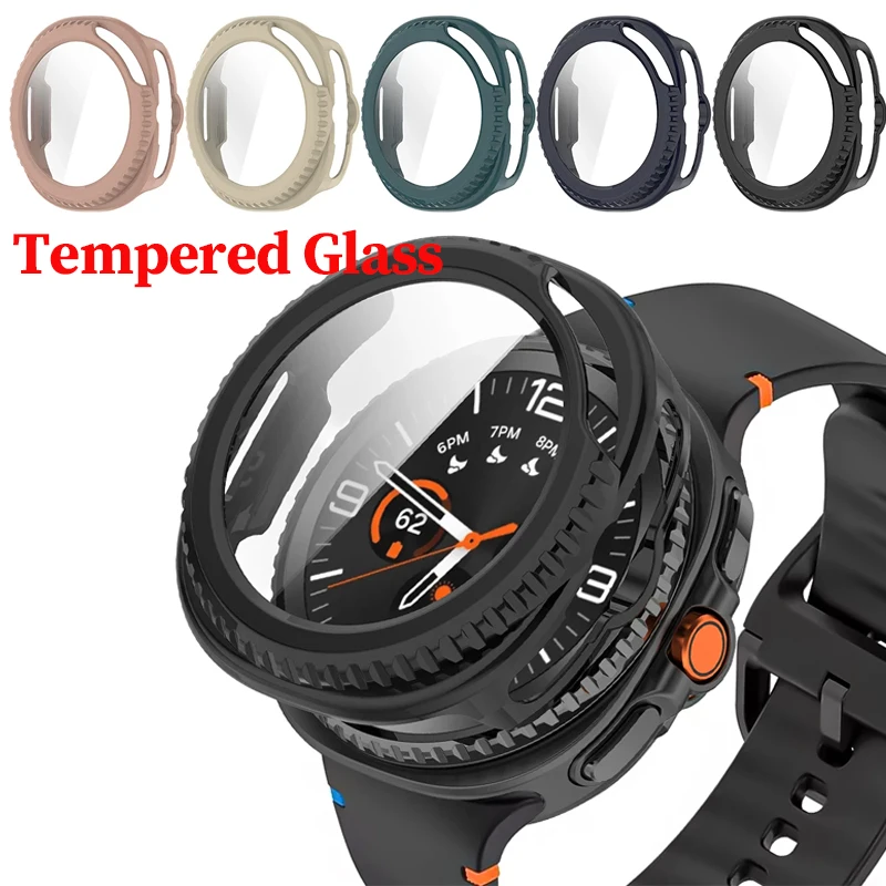 Screen Protector Case For Samsung Galaxy Watch 8Classic 46mm Hard PC Bumper+Tempered Glass For Galaxy Watch8 Classic Shell