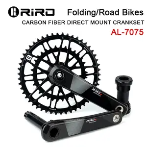 Riro-超軽量カーボンロードバイククランク,11s,12スピード,170mmスプロケット,46 t,48 t,50  t,52t,gxp,シングル,ダブルディスク - AliExpress