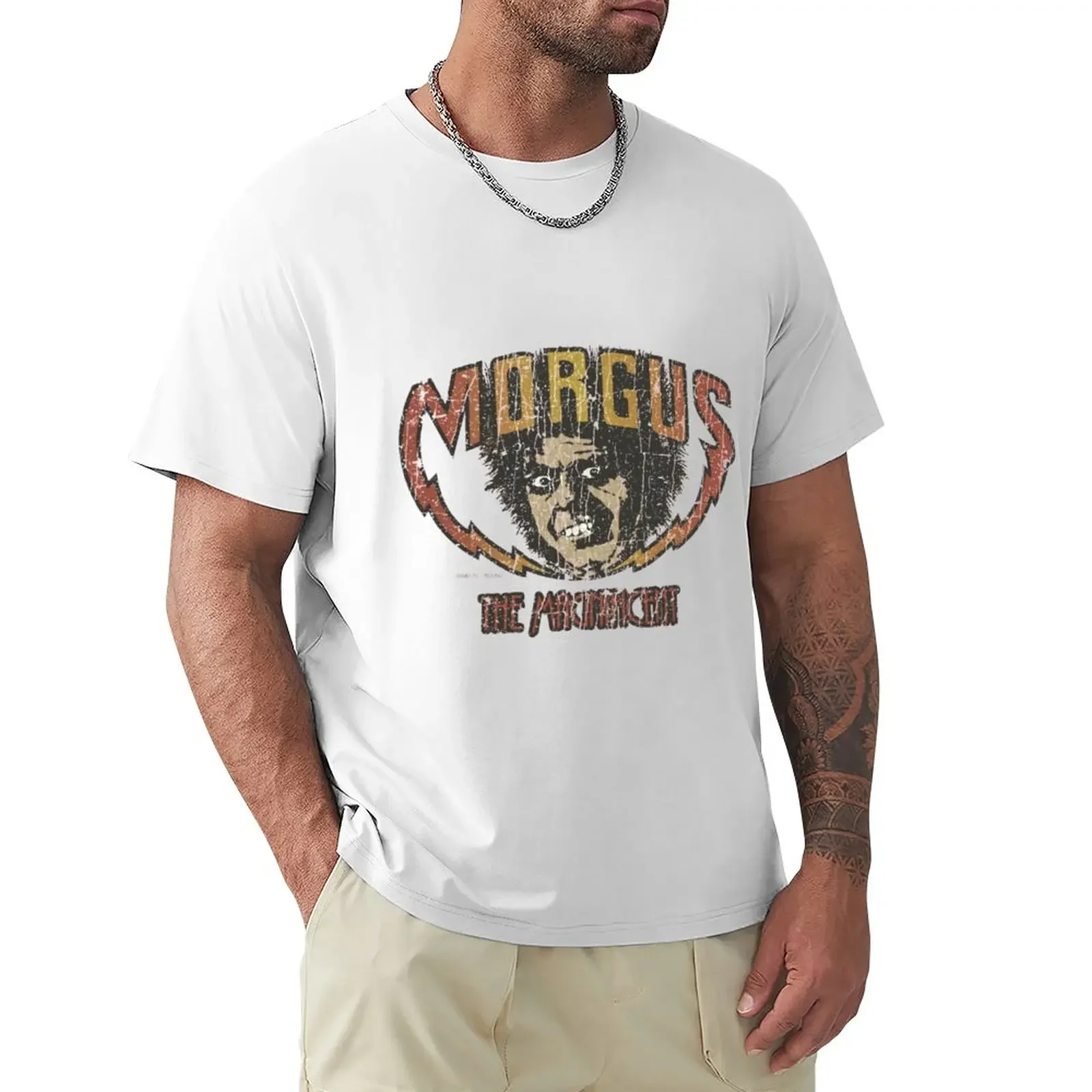 Morgus The Magnificent Morgus Blouse tops men big and tall t shirts heavyweight Round Collar Outfits funny Summer fashion New