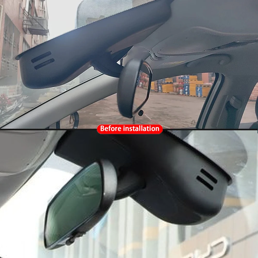 for BYD Atto 3 Yuan Plus 2022 2023 2024 2025 4K 2160P Front Rear Camera Dash Cam Wifi Plug and Play Video Recorde Loop Recording