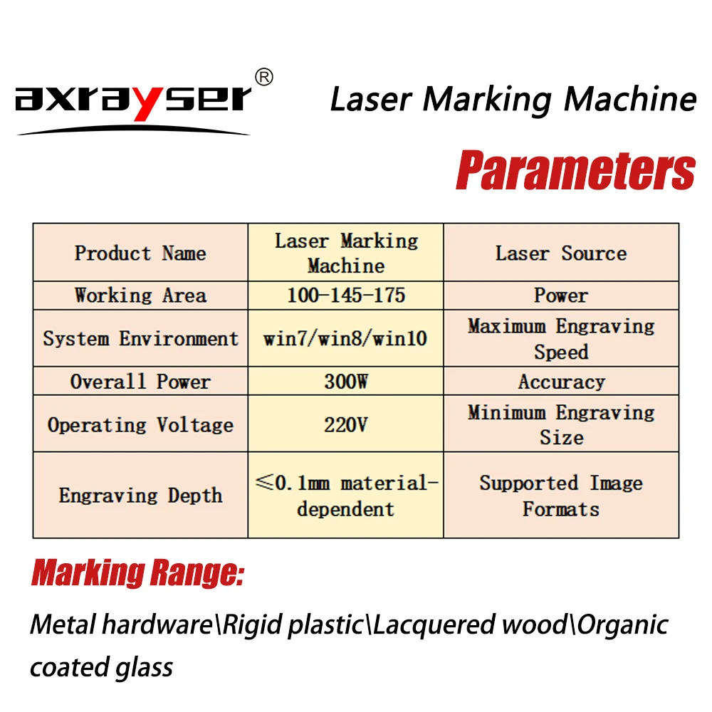 

Max Mini Laser Marking Machine 20W/30W Fully Automatic Fiber for Metal Plastic Glass Wood Jewellery