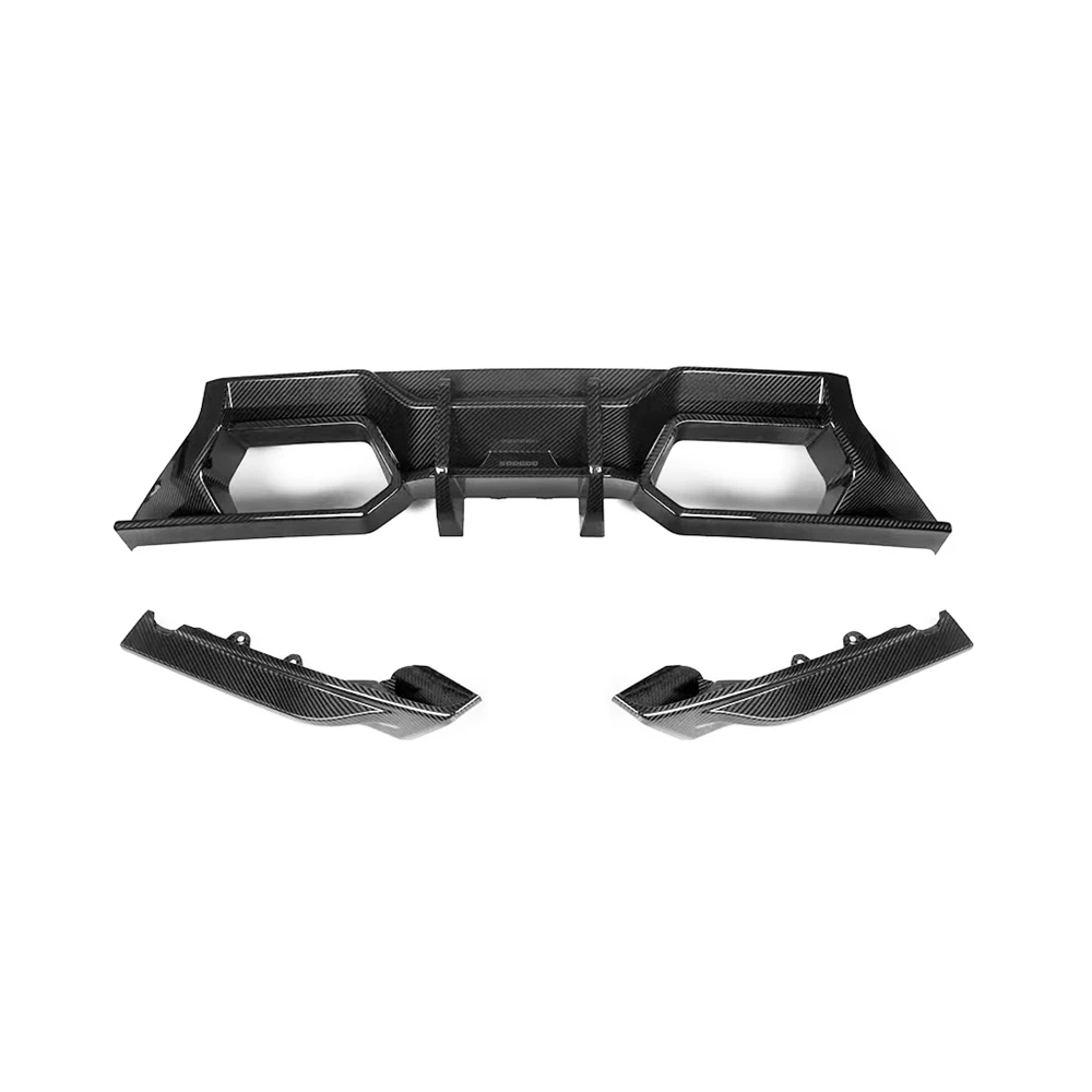 

Высококачественный задний диффузор V-образного стиля из препрег-карбона, автомобильные аксессуары, подходящие для BMW M2 G87 2023+