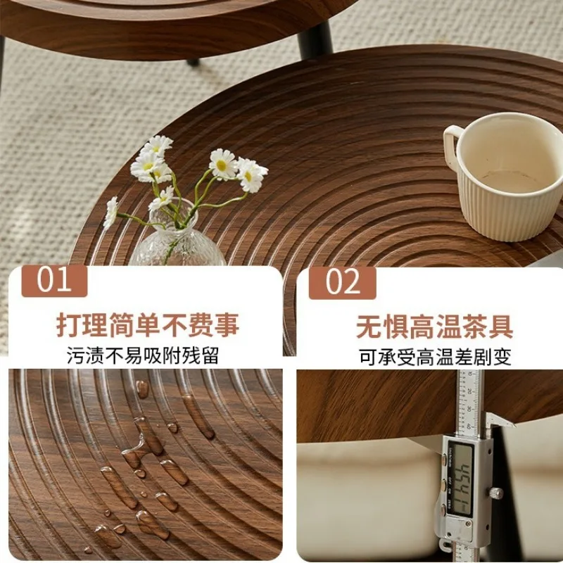 Nordic Ring Edge Table Creative Simple Small House Sofa Edge Table Light Luxury Living Room Tea Table Living Room