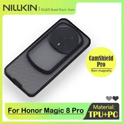 For Honor Magic 8 Pro, NILLKIN CamShield Pro Case, Slide Camera Cover & Privacy Protection, 4-Corner Airbag Shockproof, PC+TPU