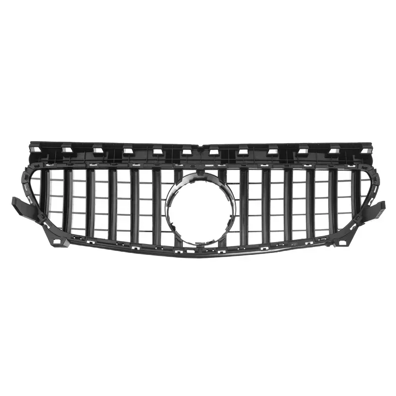 MagicKit For Mercedes Benz W117 Cla180 Cla200 CLA250 Cla260 CLA45 AMG 2013-2018 GTR Style Upper Grille Black+Chrome Accessories