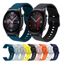 22mm Sport Band For Honor Watch GS 3/GS Pro Smartwatch Silicone Bracelet For Honor Watch 4 Pro/Magic 2 46mm/Huawei GT 2 Strap