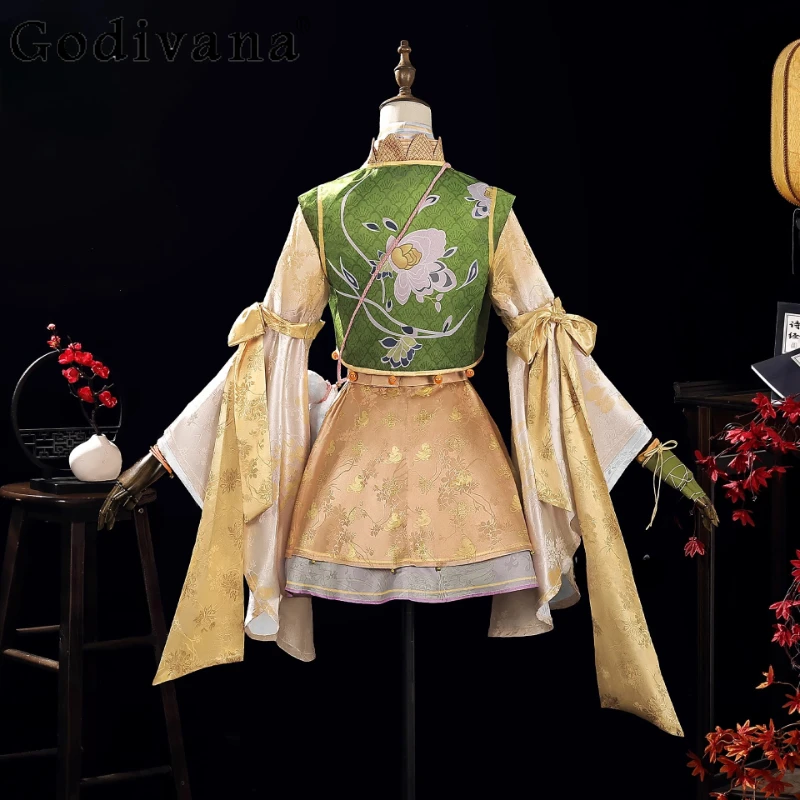 Disfraz de Príncipe bendición oficial del cielo para mujer, traje de Cosplay de animación Hanfu, conjunto de falda de Cosplay antigua para mujer