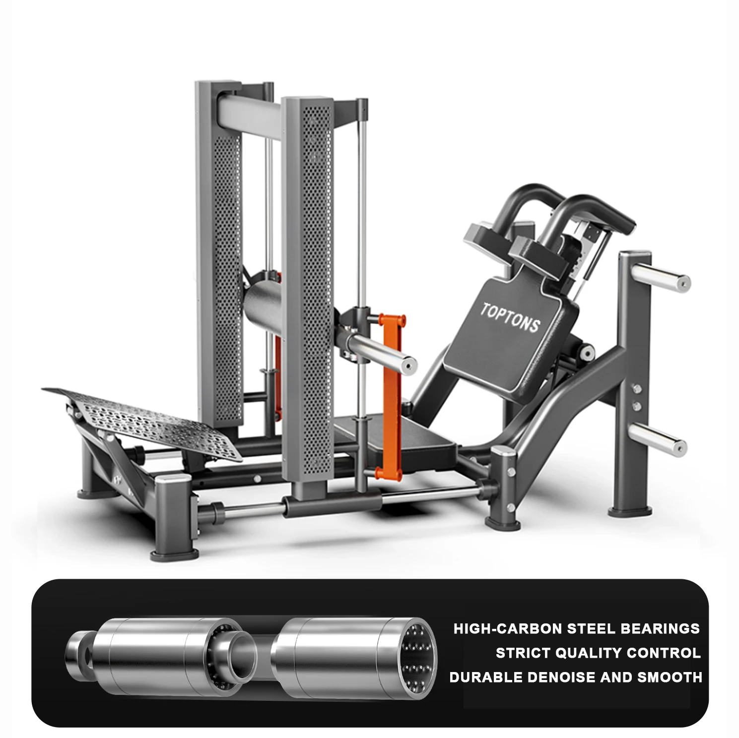 Commercial Use Plate Loaded Smith Hip Thrust Trainer Bodybuilding Machine Safety Feature Resistance Band For Hip Workout