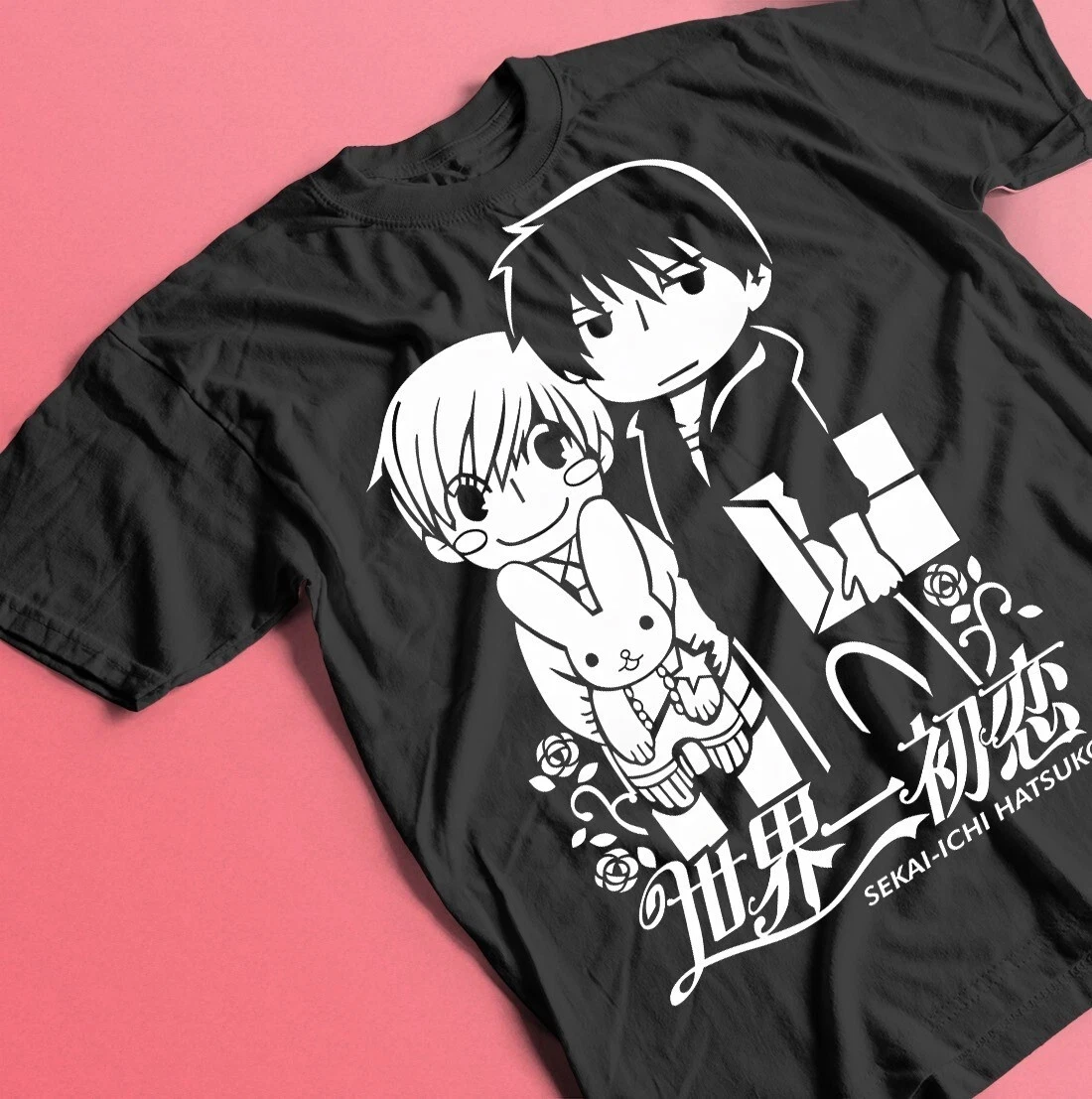 Camiseta Unisex de Anime Sekai Ichi Hatsukoi, Gran Venta de Verano, Regalo para Amantes del Manga, Camiseta de Cuello Redondo para Hombre
