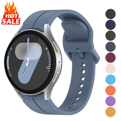 Silicone Strap For Samsung Galaxy Watch 7 6 5 4 44mm 40mm/FE/5 pro 20mm Bracelet Galaxy Watch6 4 classic 47/43mm 46/42mm band