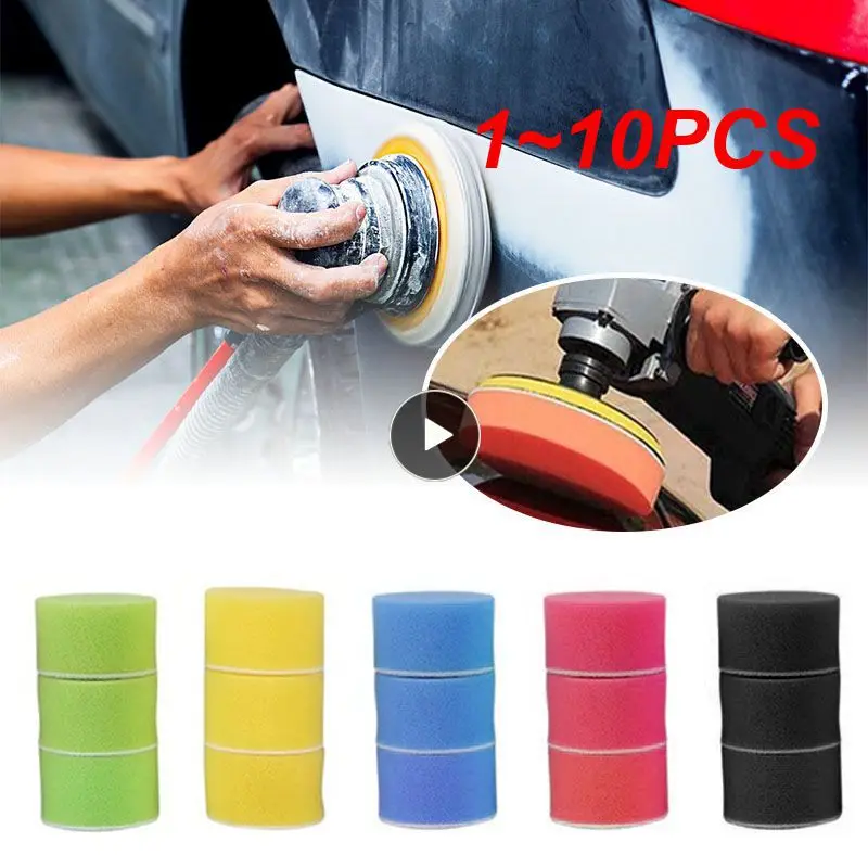 

1~10PCS MultiFunction Car Polishing Buffer Waxing Sponge Pad Kit with Drill Adapter Car Scratches Remove Waxing car Repair