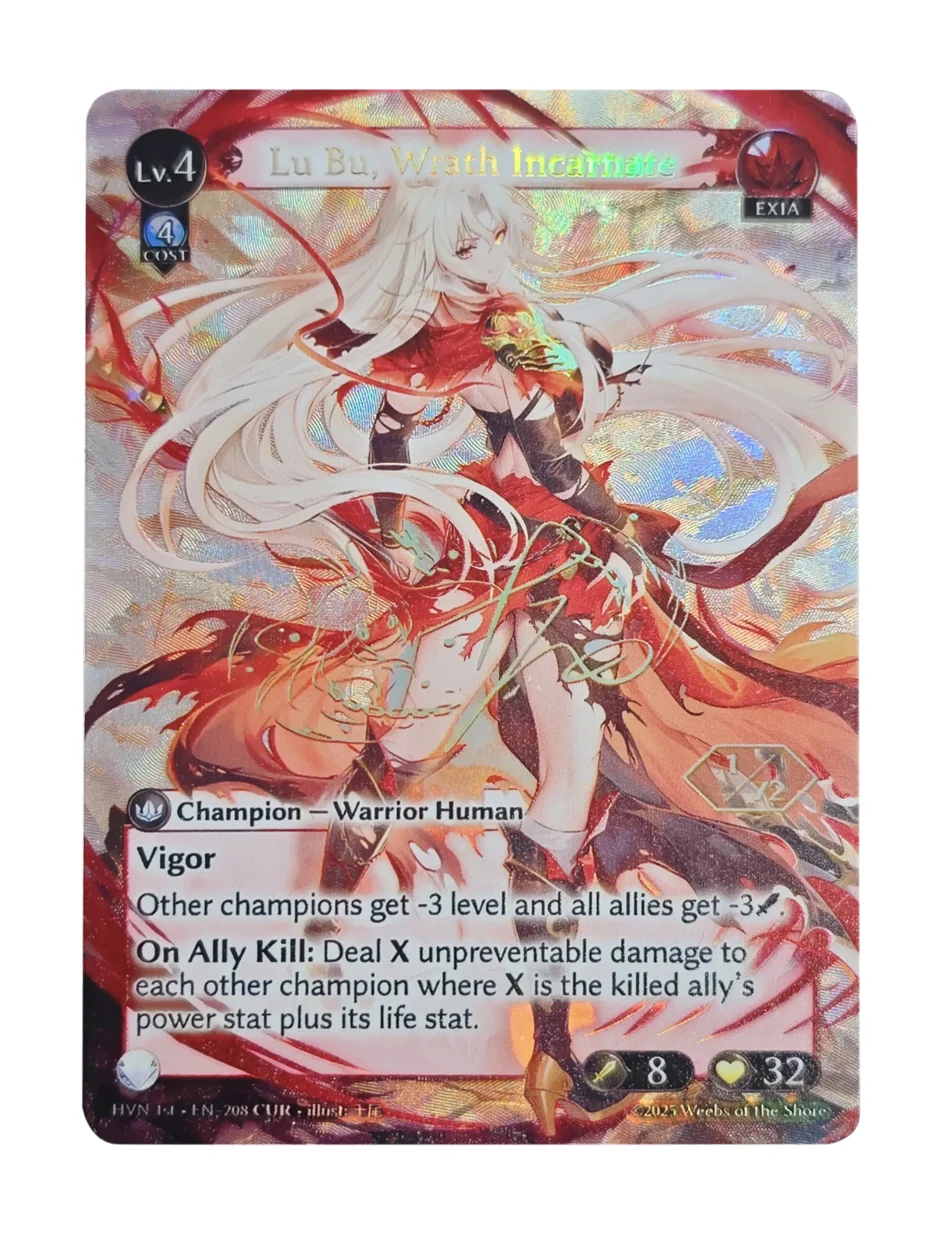 DIY GA Grand archive US version TCG Three Kingdoms series Kong