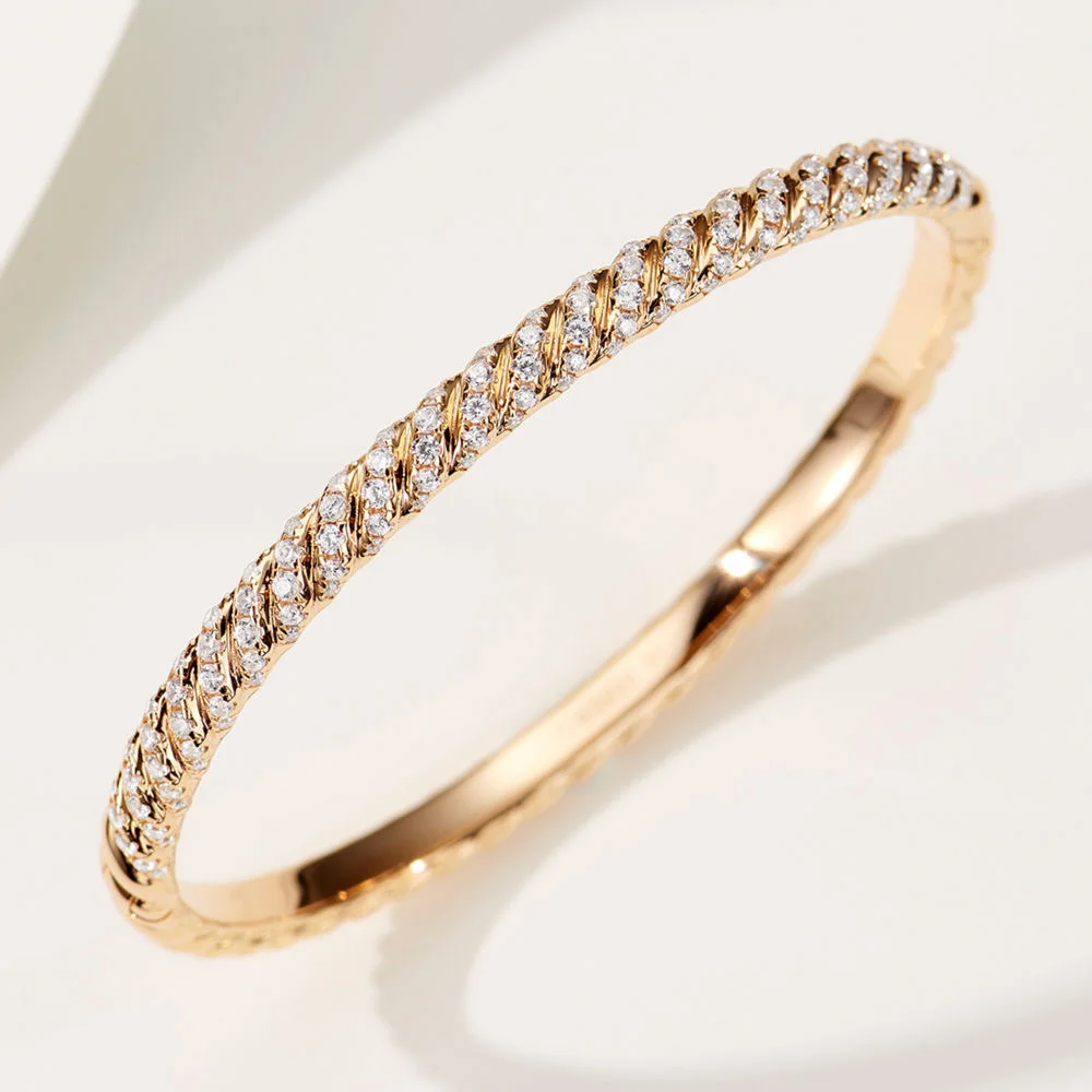 Top Qulity New 2025 Trend Classic Europe Hot Brand Jewelry For Women Oval Bangle Bead Wedding Open Gold Color Cuff Bracelet