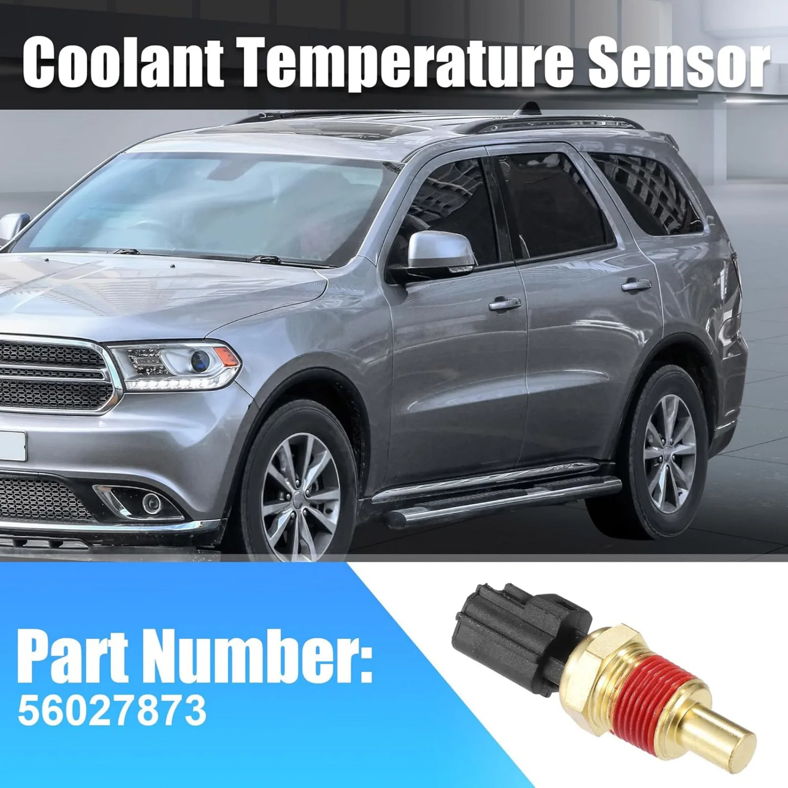 Engine Coolant Temperature Sensor 56027873 Fit OEM Replacement For Dodge Chrysler Jeep 2.0L-8.3L Metal+Plastic Car Accessories