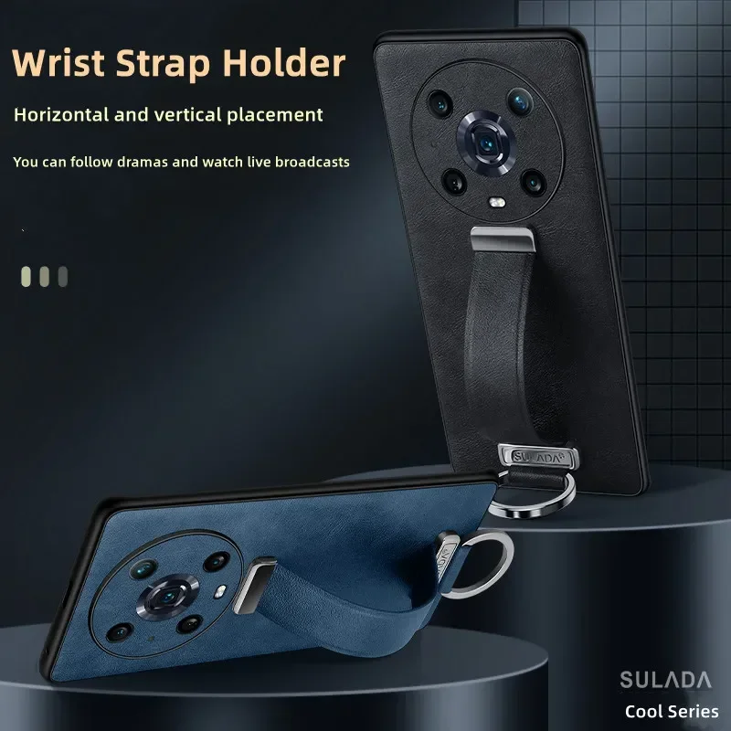 For Huawei Mate 50 Pro Case Magic4 SULADA tide cool bracket phone case suitable funda Mate 40 Pro  folding leather case
