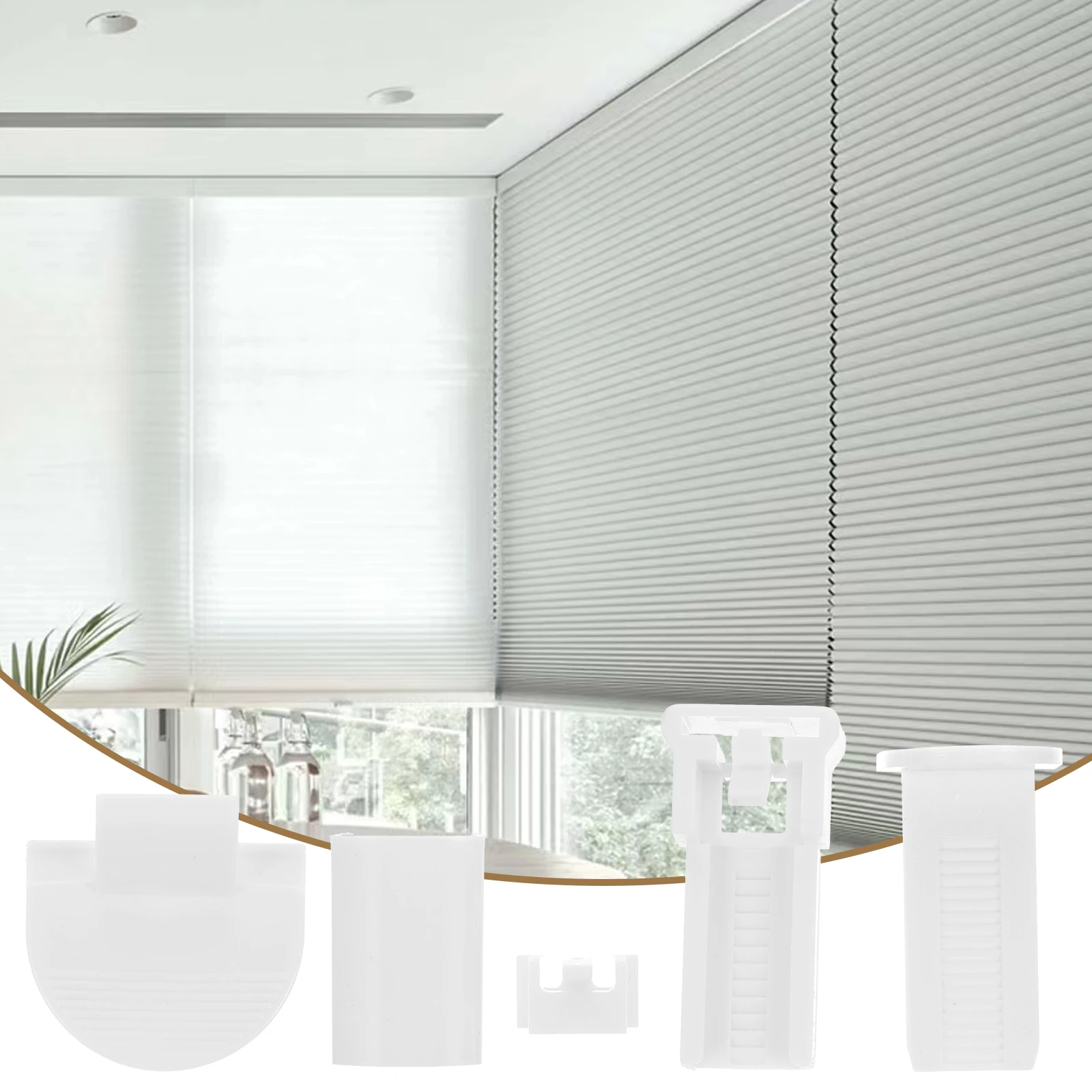 

32Pcs Pleated Blinds Plastic Parts Sturdy Replacement Stems for Blind Repair Accessories Easy to Install Long-Lasting Solution