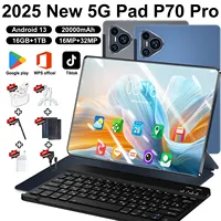 2025 Original New P70 Pro Tablet 10.36 inch Android 13 Snapdragon 8gen2 Global 16GB+1024GB 20000mah 5G Dual SIM WIFI HD Screen