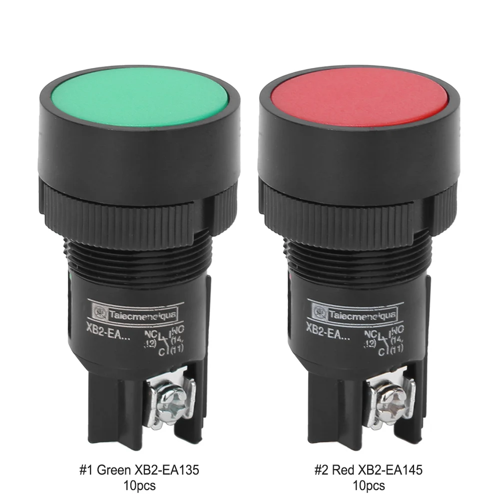 10 Pcs Push Button …