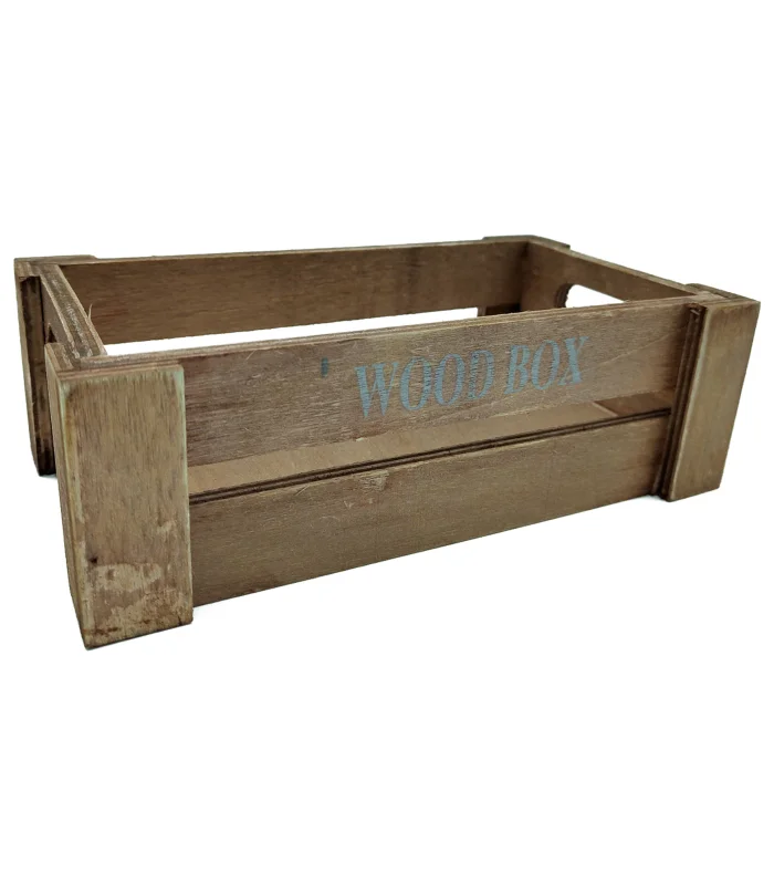 Tradineur-wooden Box with handles 