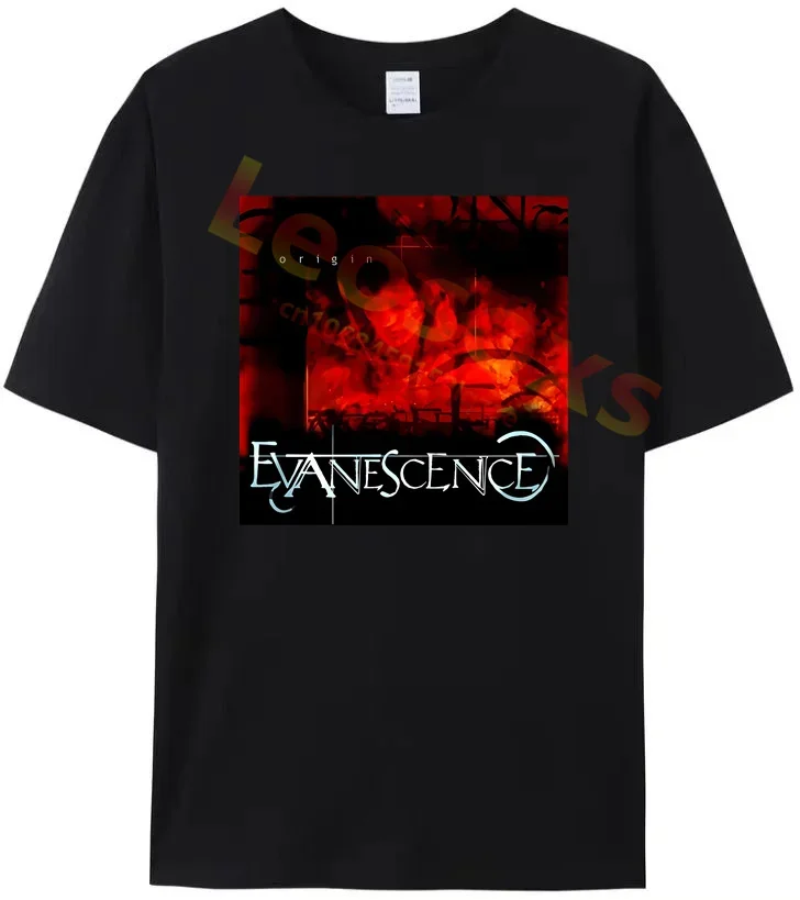 

New Men's 100% Cotton Evanescence T-Shirt Women's Trendy Gift Short Sleeve