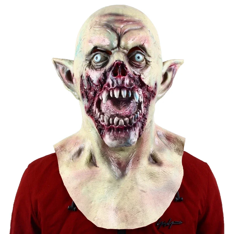 Vampire Mask Scary Dracula Monster Headgear Halloween Monster Party Decor Horror Demon Biochemical Zombie Costume Cosplay Props