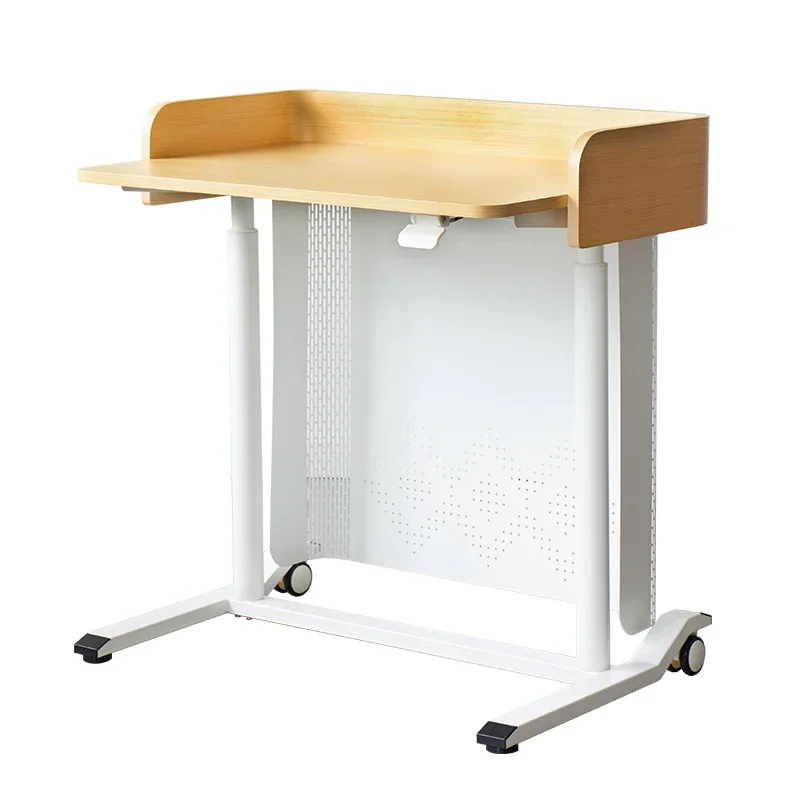 Mobile podium, podium, school podium table, dedicated lifting office for teachers, conference desk, reception and welcome